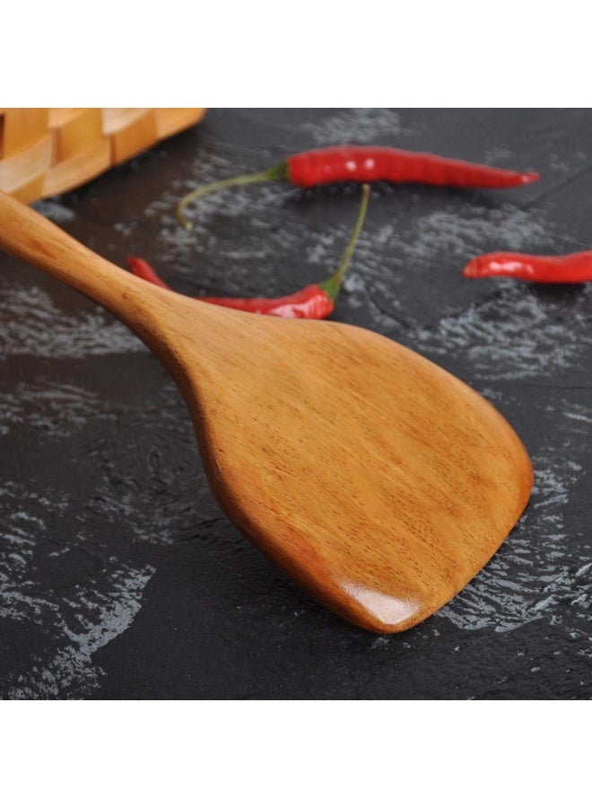 Wooden Spatula. Long Handle Spatula for Cooking.Handmade for Kitchen Cookware. (Spatula) - Image 5
